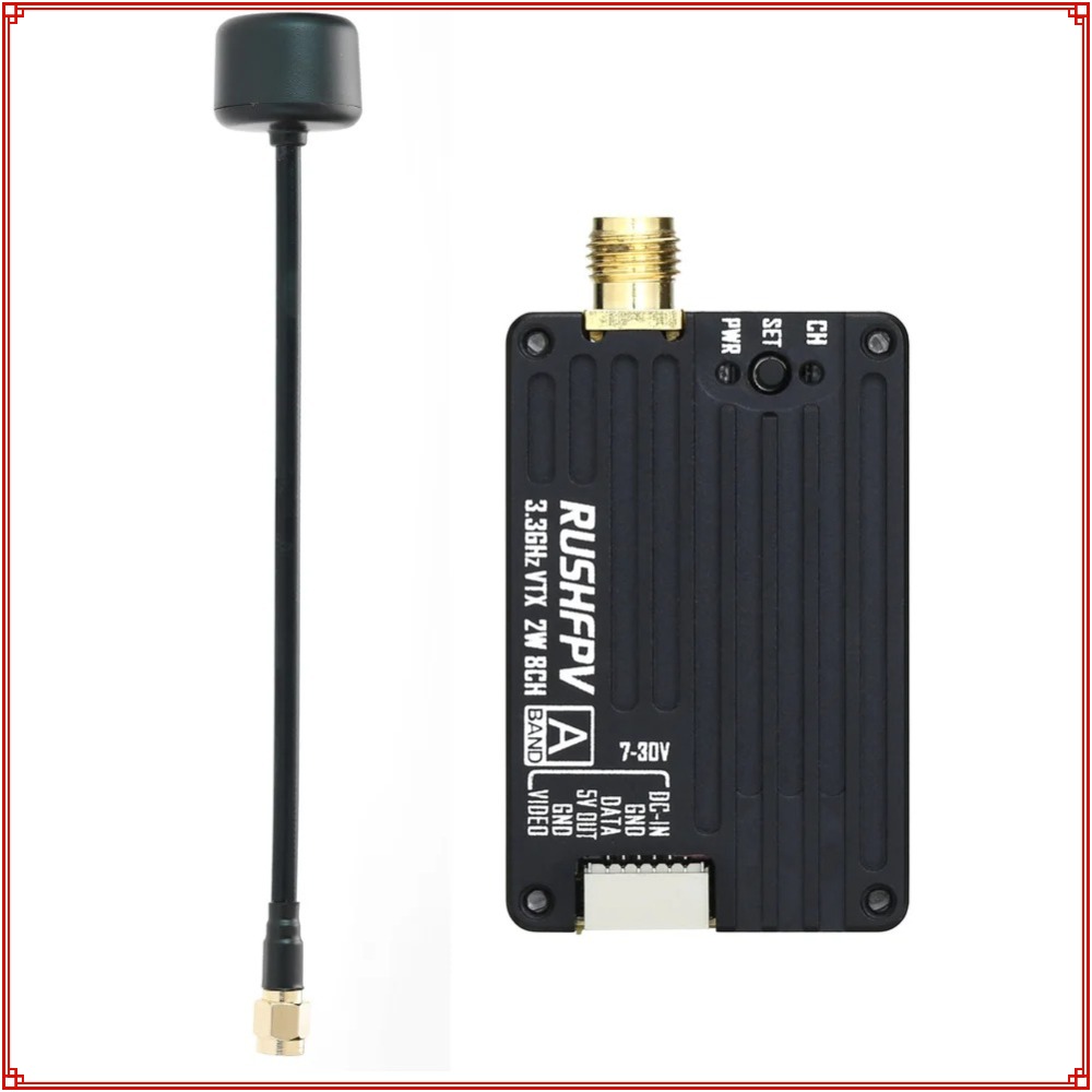 Drone Antenna - جهاز إرسال RUSHFPV 3.3G 2W VTX