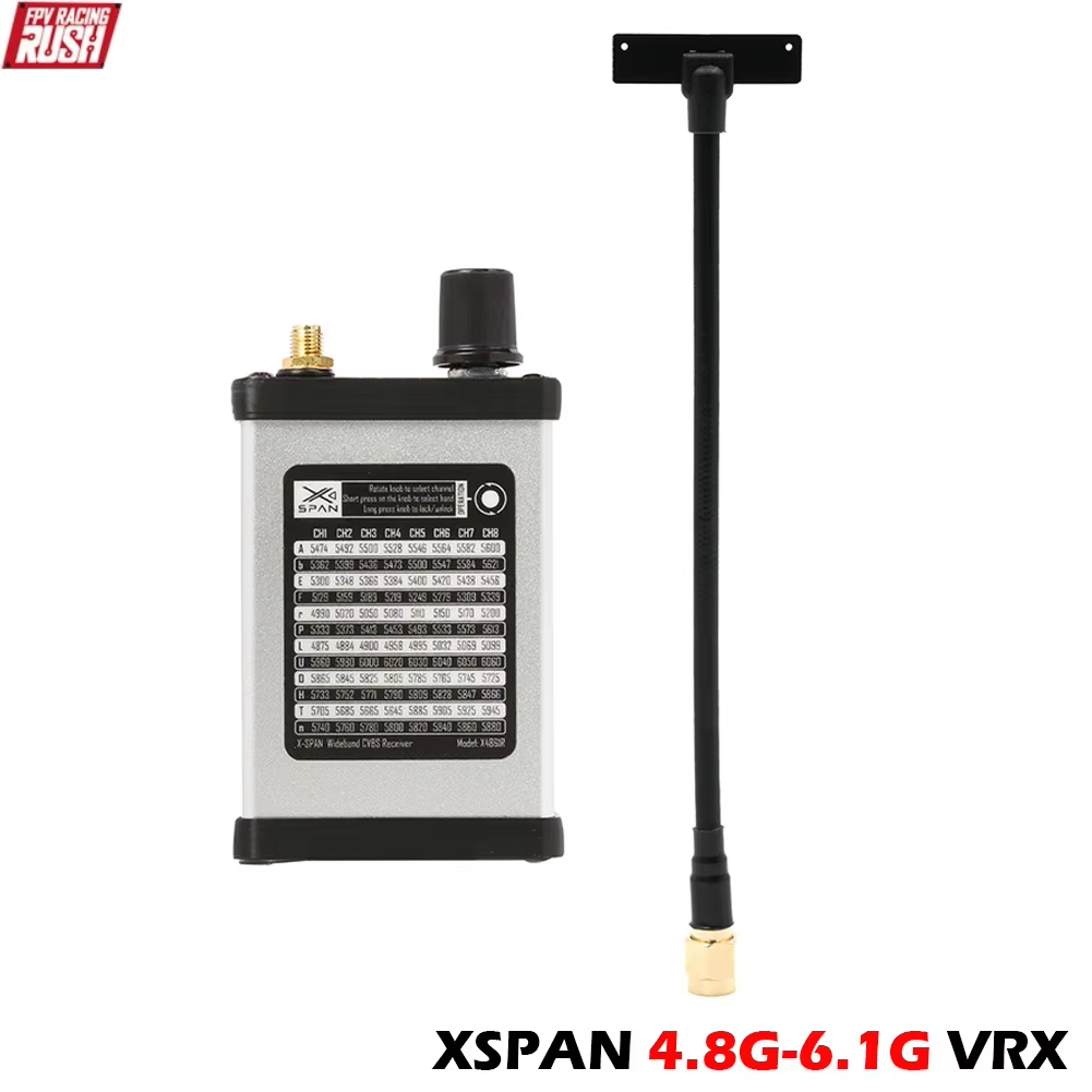 وحدة استقبال RushFpv XSPAN VRX - مراجعة Drone Receiver وسعره