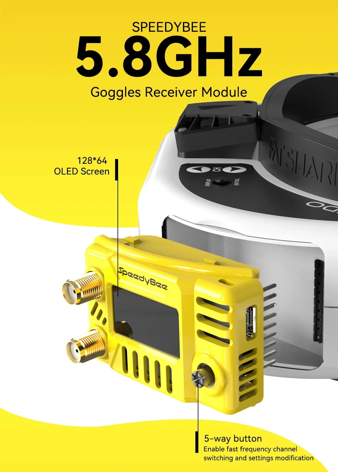وحدة نظارات FPV من SpeedyBee ب - مراجعة Drone Compass وسعره