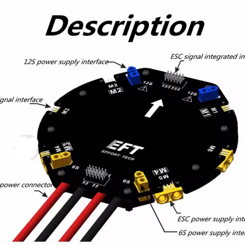لوحة توزيع الطاقة الحالية الكب - مراجعة Drone Power Distribution Board وسعره
