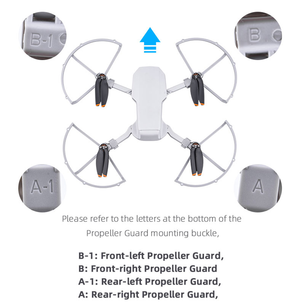 المروحة الحرس قطع الغيار ملحقا - مراجعة Drone Propeller Guard وسعره