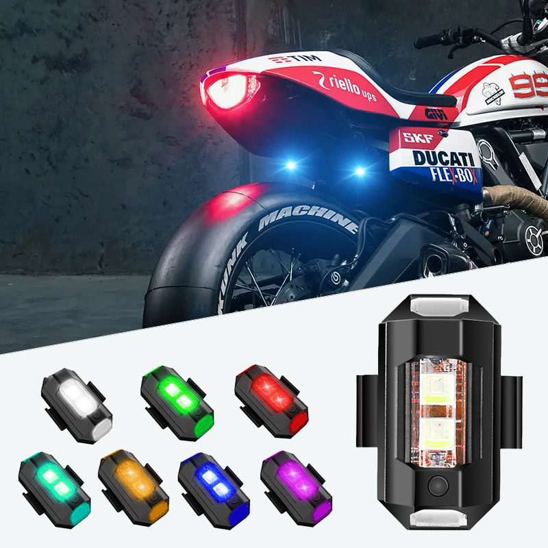 أضواء دراجة نارية الطائرة بدون - مراجعة Drone Led Light وسعره