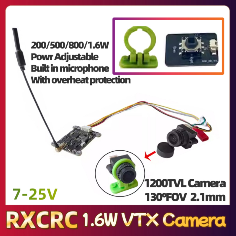 RXCRC 5.8G وحدة 48CH 1.6W VTX  - مراجعة Drone Frame وسعره