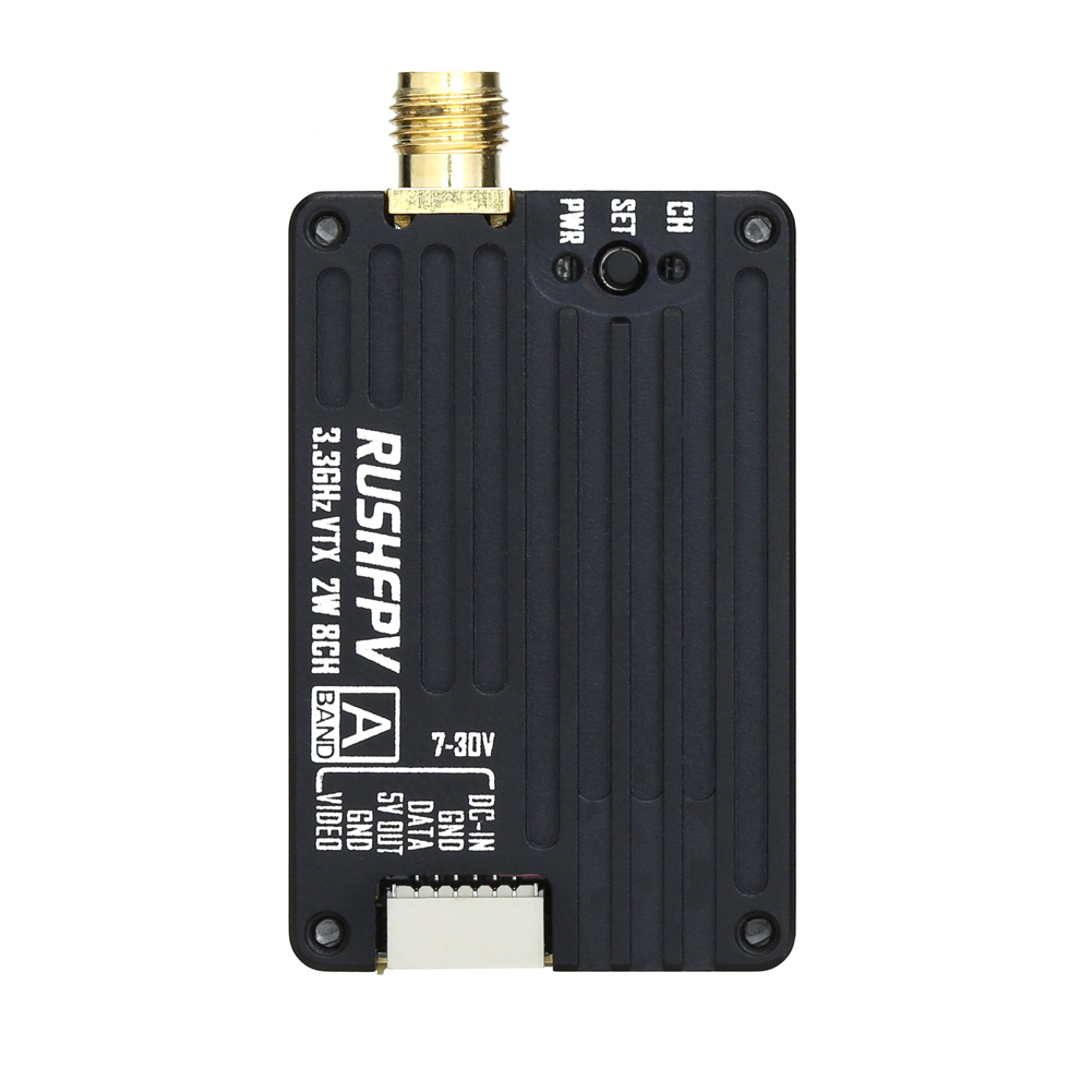جهاز إرسال RUSHFPV 3.3G 2W VTX - مراجعة Drone Antenna وسعره
