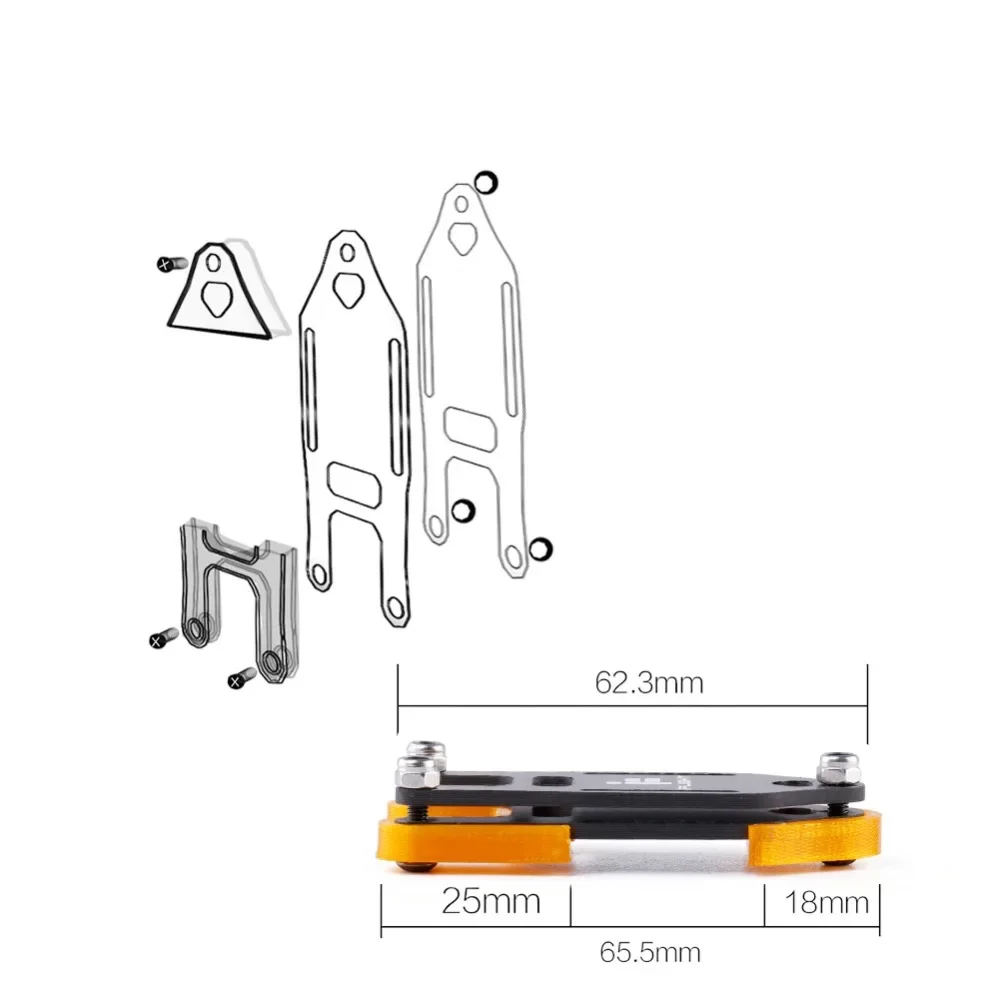 2 مجموعة/حزمة من ملحقات التثبي - مراجعة Drone Battery Strap وسعره
