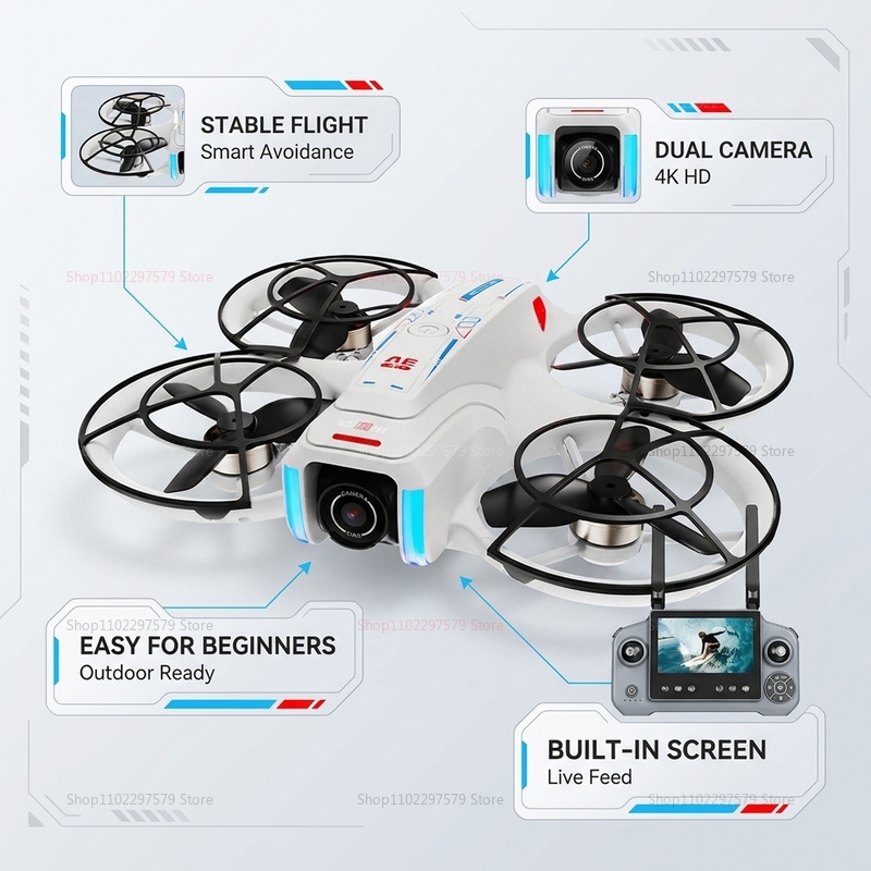 طائرة بدون طيار AE21 GPS جديدة - مراجعة Drone Gps Module وسعره