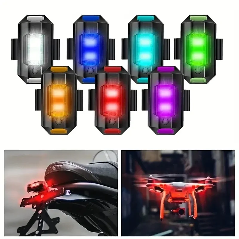 ضوء ستروب مضاد للتصادم للدراجة - مراجعة Drone Led Light وسعره