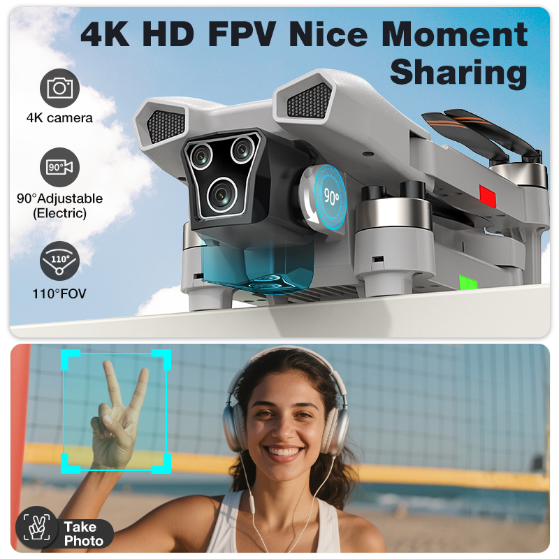 طائرة بدون طيار L017 Pro جديدة - مراجعة Drone Gimbal وسعره