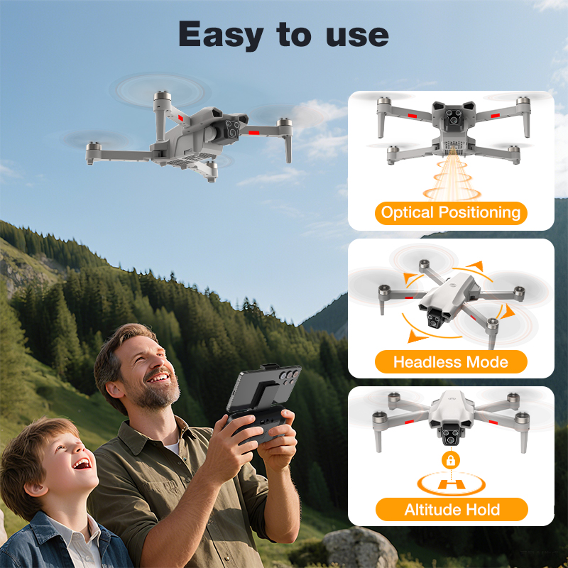 طائرة بدون طيار L017 Pro جديدة - مراجعة Drone Gimbal وسعره