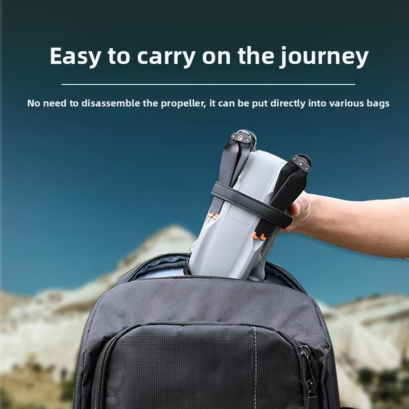 حامل مروحة Airixxi لتثبيت وحما - مراجعة Drone Battery Strap وسعره