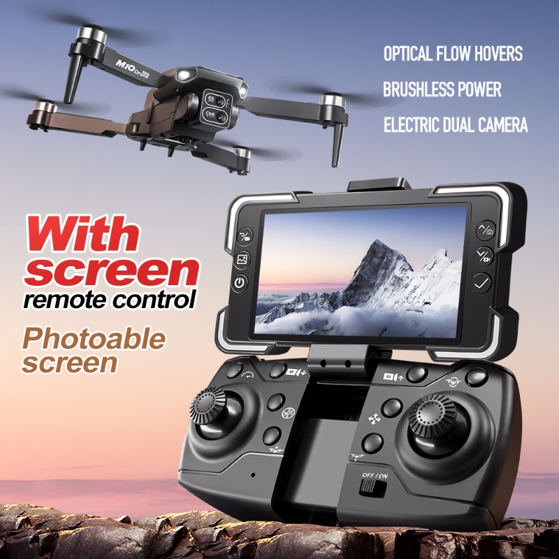طائرة بدون طيار M10 مع كاميرا  - مراجعة Drone Gimbal وسعره