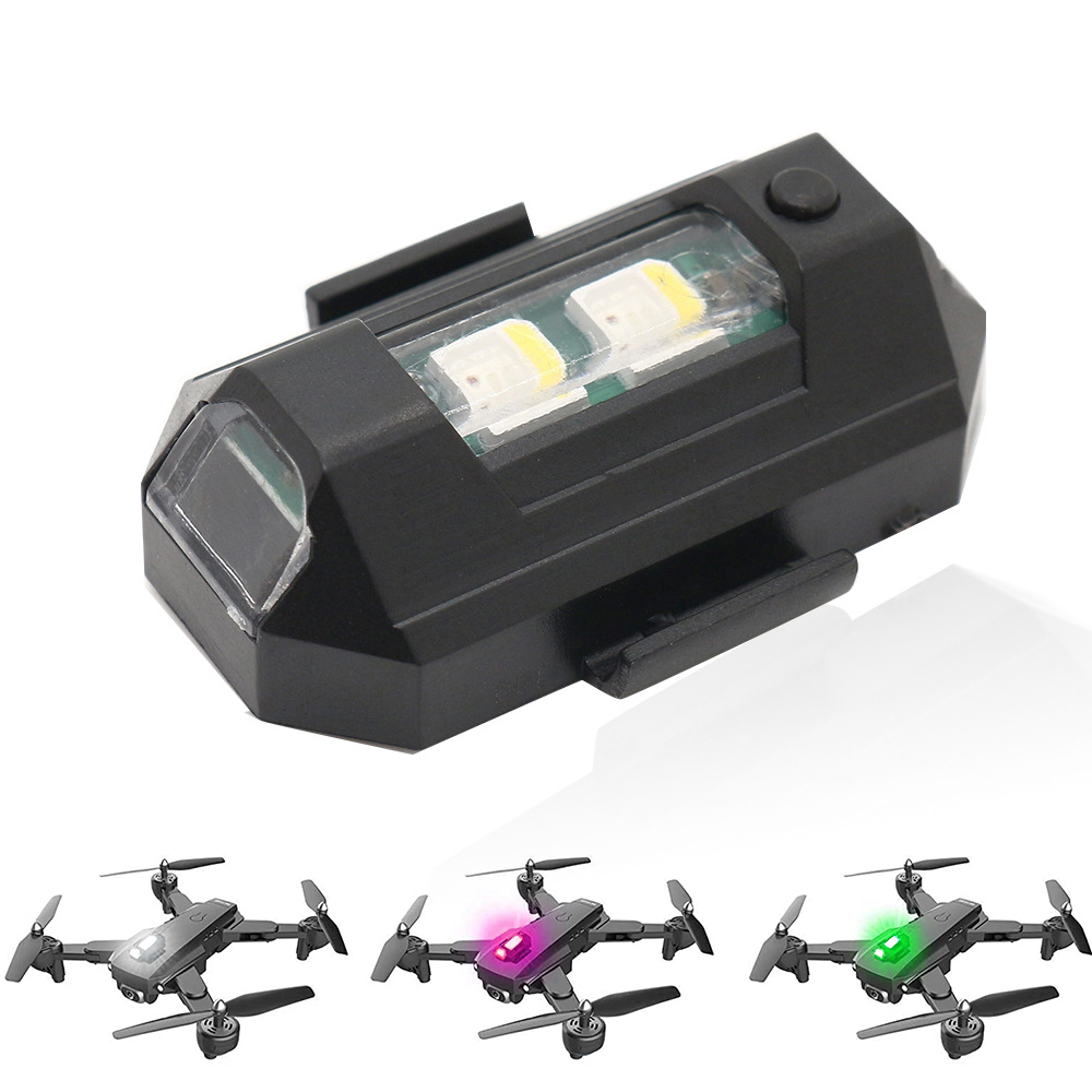دراجة نارية LED RGB تحذير ضوء  - مراجعة Drone Led Light وسعره